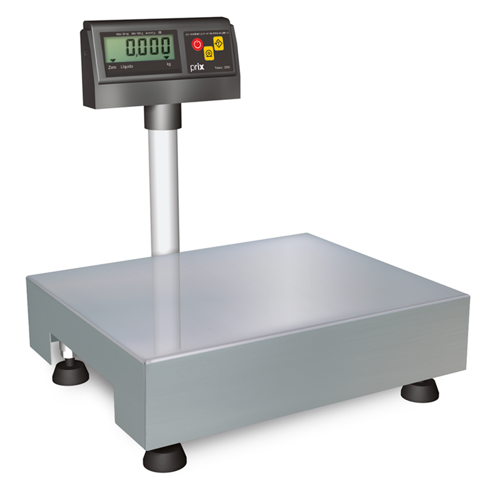 Balança Digital de Bancada Toledo 30 KG Indicador na Coluna
